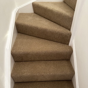 BrownBeige Carpet On Stairs