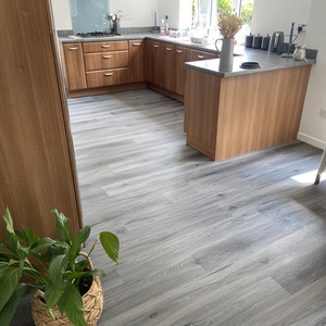 Grey plank kitchen vinyl 