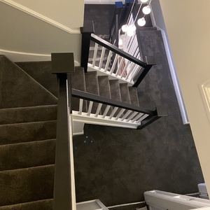 Grey Stairs Carpet