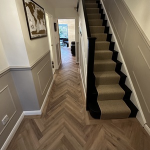 Herringbone LVT Loop Pile Carpet 