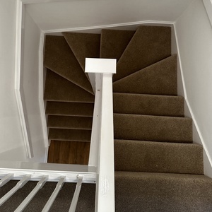 Light Brown Stair Carpet